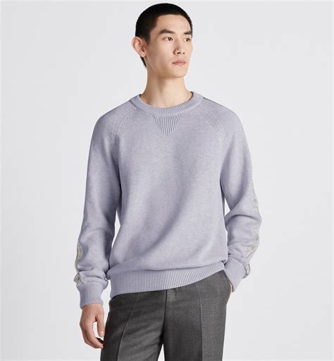 SWEATER WITH DIOR OBLIQUE INSERTS 